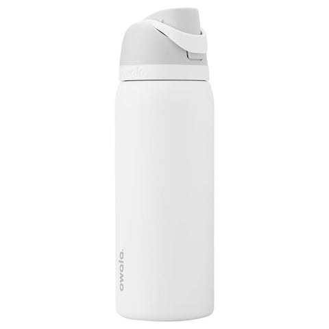 Owala FreeSip 24 oz water bottle in shy marshmallow off white