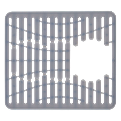 Sink mat with drain hole
