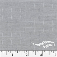 Dobby Lines Polyester Dress Fabric 07540 silver
