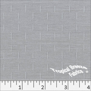 Dobby Lines Polyester Dress Fabric 07540 silver