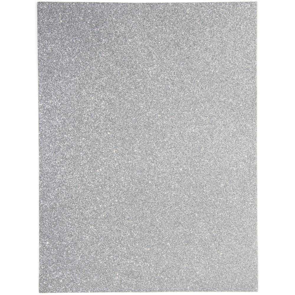 Silver Glitter foam sheet