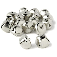 1 inch silver jingle bells