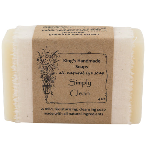king's handmade simple clean bar soap
