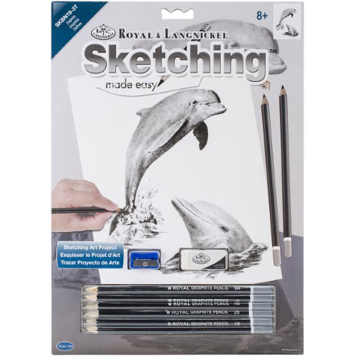 Sketching Made Easy Dolphins SKBN-19