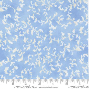 Summer Breeze 2023 Collection Scroll Vines Cotton Fabric 33686 sky blue