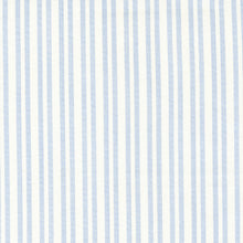 Blueberry Delight Collection Ticking Stripes Cotton Fabric 3037 sky blue