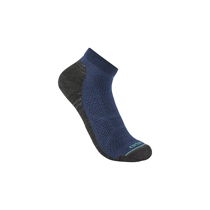 Blue Men's Lightweight Synthetic Merino Wool Blend Low Cut Sock SL9140M