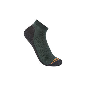 Green Men's Lightweight Synthetic Merino Wool Blend Low Cut Sock SL9140M