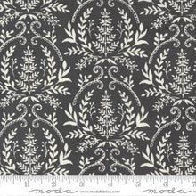 Happiness Blooms Collection Fern Damask Cotton Fabric slate