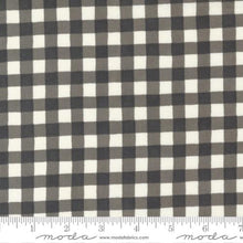 Happiness Blooms Collection Gingham Checks Cotton Fabric slate