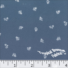 Honeybee Small Print Knit Fabric 32841 slate blue