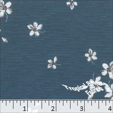 slate blue, Rebecca Floral Print Dress Fabric 32350