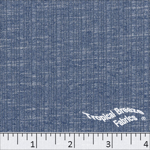 slate blue, Ribbed Melange Knit Fabric 323616