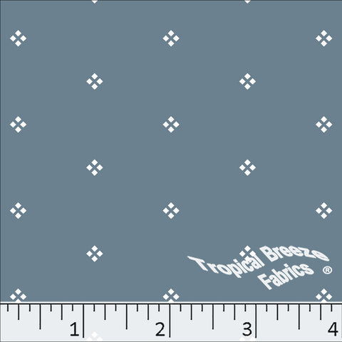 slate blue, Standard Weave Poly Cotton Dress Fabric 6283