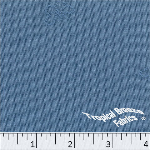 slate blue, Swiss Butterfly Knit Polyester Fabric 323611