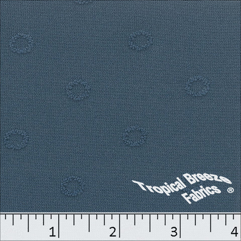 slate blue, Swiss Circle Polyester Knit Fabric 323544