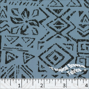 Tamara Print Knit Dress Fabric 32847 slate blue