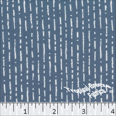 slate blue, Yoryu Polyester Print Fabric 048627