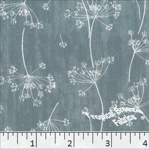 slate blue, Yoryu Print Polyester Fabric 048613