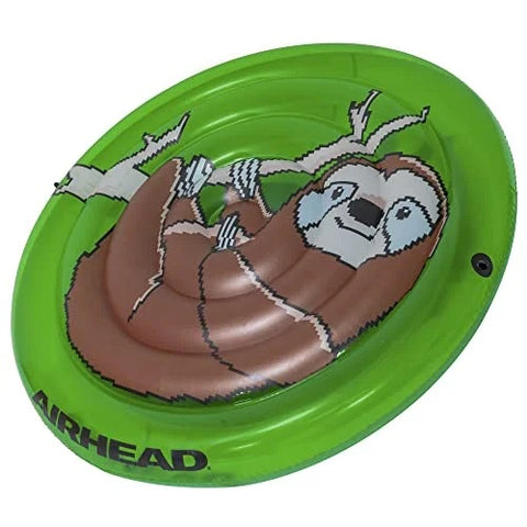 Airhead Green Sloth Inflatable Pool Float