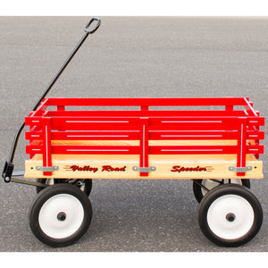 Small red Valley Road Speeder wagon
