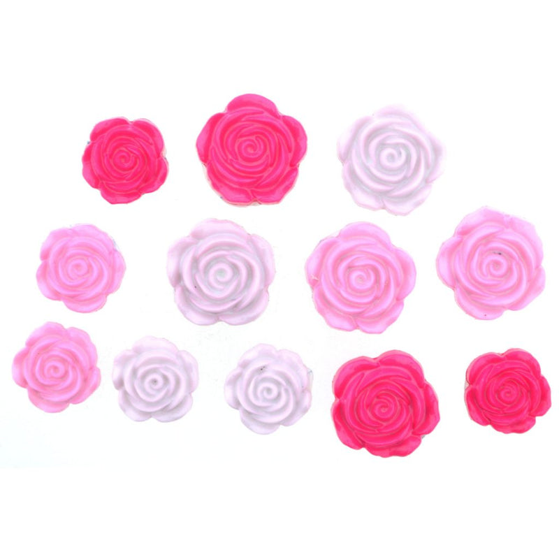 1pc Flower Design DIY Silicone Mold, 6 Grid Rose Soap Mold For DIY