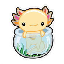 Smilin Axolotl Vinyl Sticker