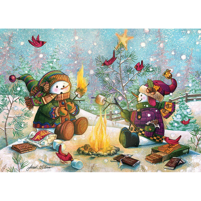 S'more Snowfall 35-Piece Tray Puzzle 58915