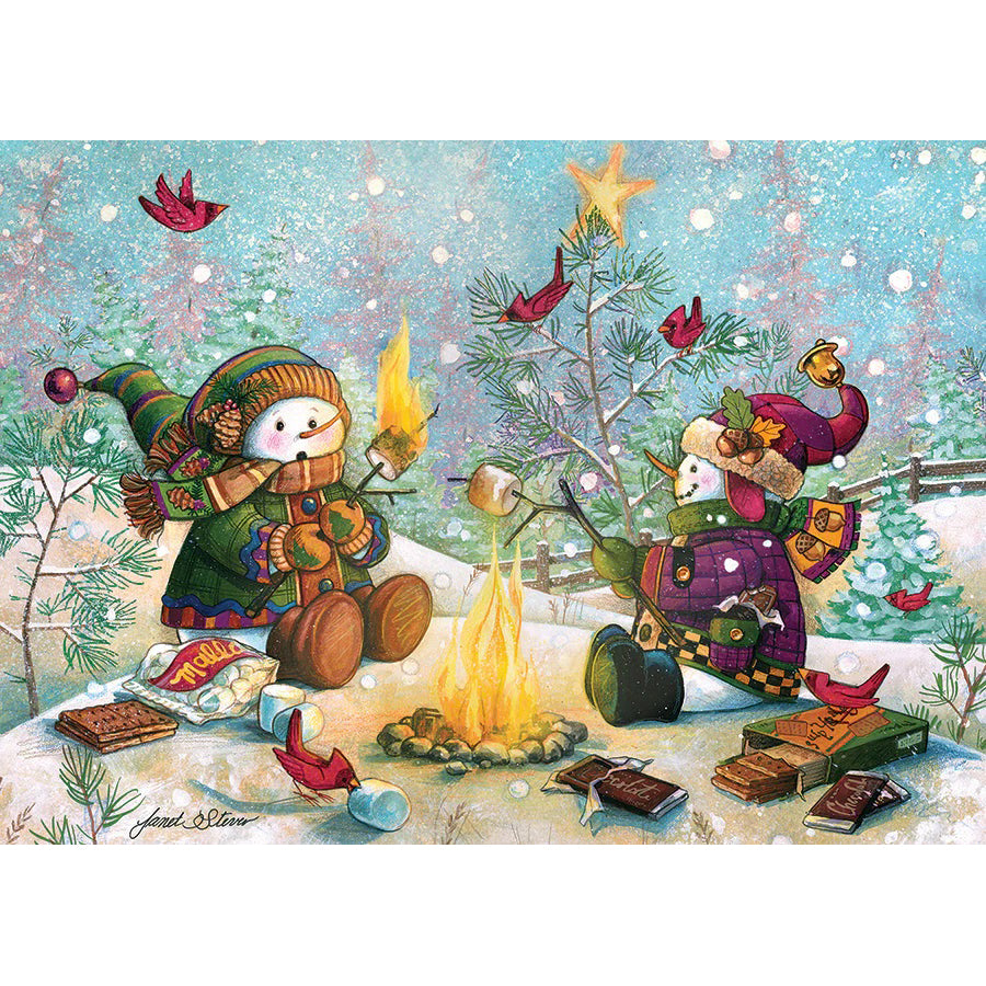 S'more Snowfall 35-Piece Tray Puzzle 58915