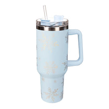 Evergreen 40 oz. Canyon Cup with snowflakes pattern