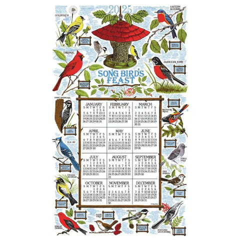 2025 Songbird Feast Calendar Towels