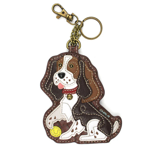spaniel, Key Fob Coin Purse 806