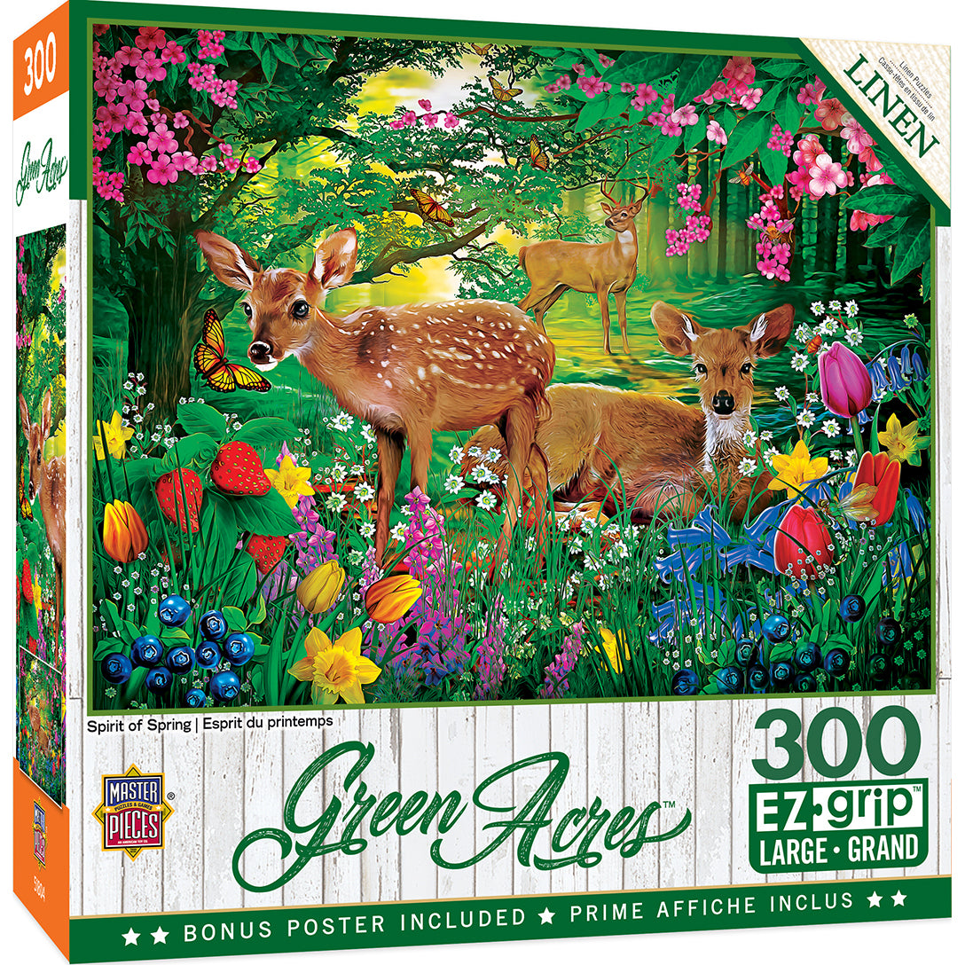 Masterpiece Puzzle 300-Piece Green Acres Neighs/Nuzzles Puzzle Assortment -  51804
