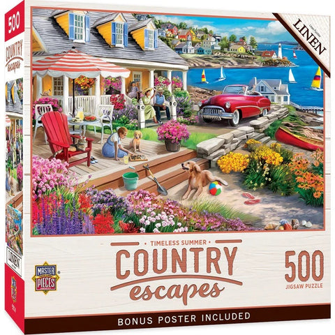 Country Escapes - Timeless Summer 500 Piece Jigsaw Puzzle 32583 front of box