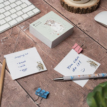 Ladybird Sticky Notes with Illustration of Two Cats in Corner