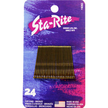 Brown 24-Count Bobby Pins STA-8362