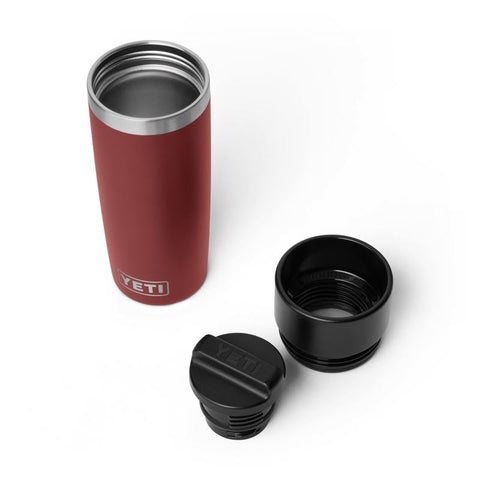 Yeti Rambler 16 oz Travel Bottle with Commuter Cap in stag red