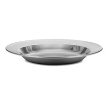 Metal soup bowl plate