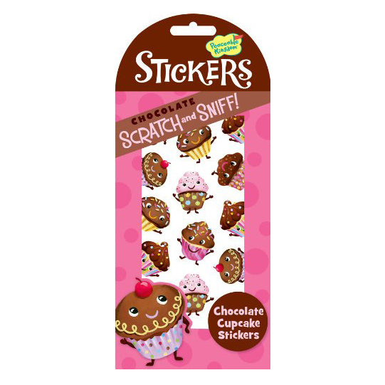 Peaceable Kingdom Chocolate Cupcake Scratch & Sniff Stickers STK135 –  Good's Store Online