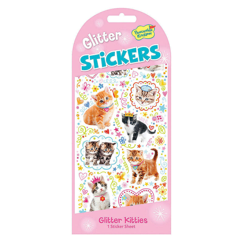 Lot of 2 Peaceable Kingdom Sparkly Glitter Fairy Stickers (48