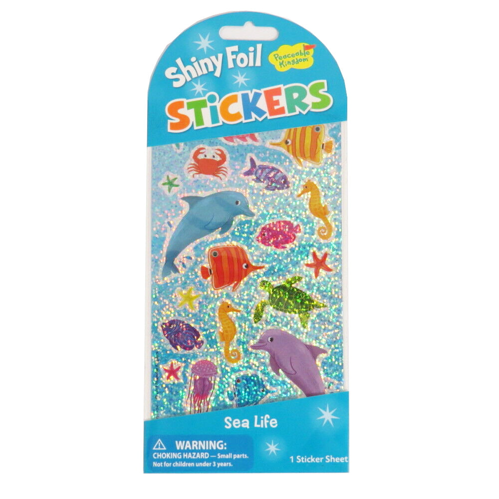 Sea Life Shiny Foil Stickers STK210