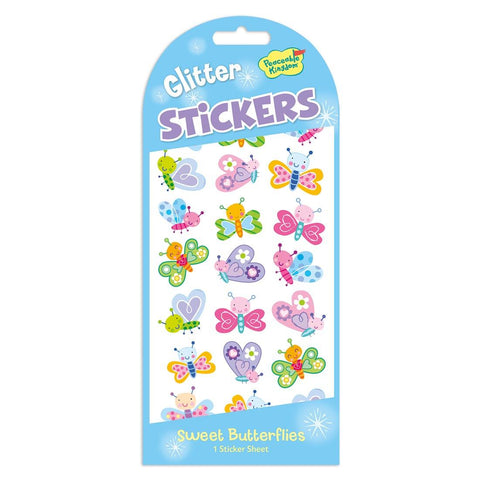 Glitter Sweet Butterflies Stickers STK93