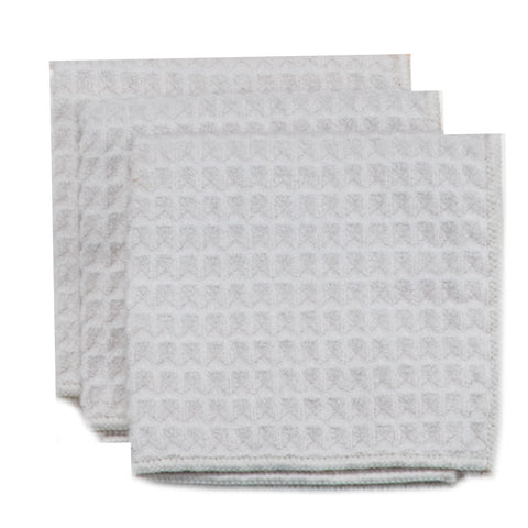 stone, Hydroweave Waffle Dishcloth 3 Pack R87