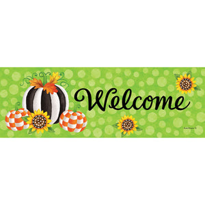 Fall and Winter Signature Signs striped pumpkin