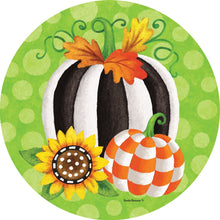 Fall and Winter Suncatchers striped pumpkin