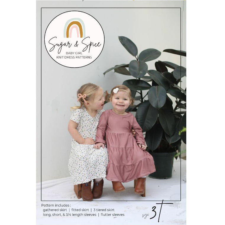 Sew Inspired Patterns Sugar and Spice Infant and Toddler Girls' Knit ...