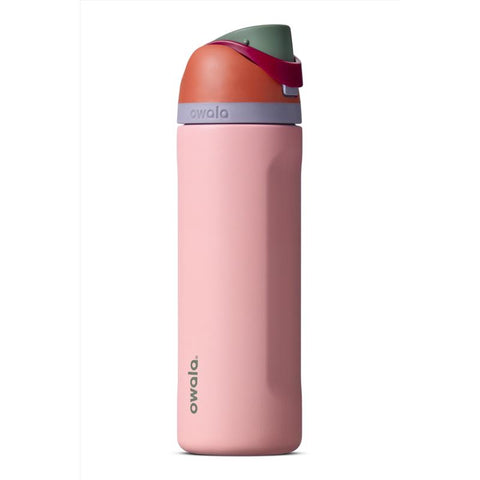 Owala FreeSip 24 oz water bottle in sugar high pink