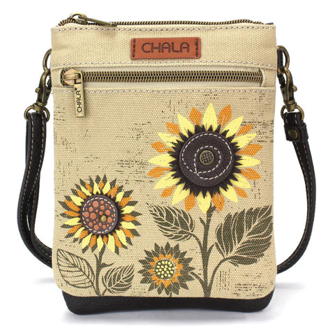 sunflower, Double Pocket Crossbody Bag 928