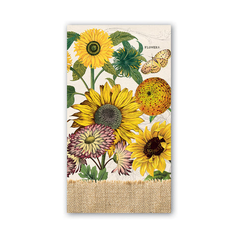 Sunflower hostess napkins