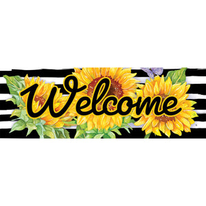 Fall and Winter Signature Signs sunflower stripes